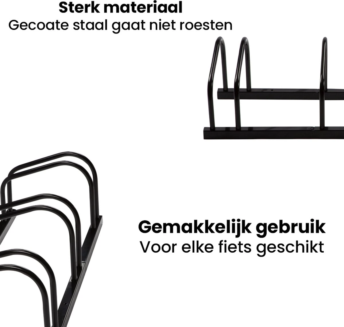 Fietsenrek 6 Fietsen Tom - Zwart - Goets 6 Fietsenrek 6 Fietsen Tom - Zwart - Goets - Afbeelding 4