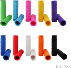 Merkloos ESTARK® - Fietshandvatten - Handvatten - Universeel - Fiets – Mountainbike – Professioneel - Grips - Extra Grip – Fietshandvaten -Handvaten - Handig Te Monteren - Anti-slip – Fietsen – Stuur – Bikegrips – Stevig - Rubber Roze - (R-roze) -Fietswereld Verkoop 1200x1144 4