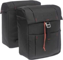 New Looxs Vigo Double Dubbele Fietstas - 37 Liter - Zwart -Fietswereld Verkoop 1200x1153 2