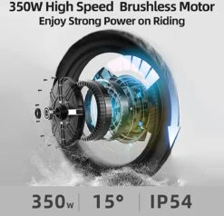 F-Wheel DYU A5 - Elektrische Vouwfiets - E Bike - 14 Inch - 7.5 Ah - 25km/u - Zwart -Fietswereld Verkoop 1200x1154