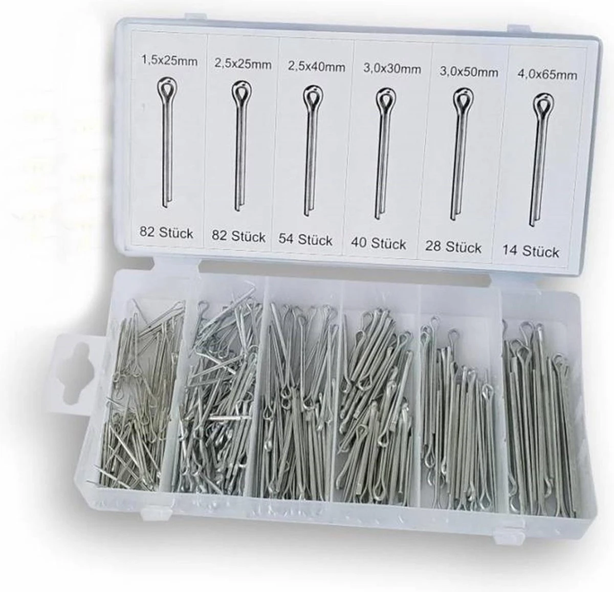 Benson Splitpennen In Assortimentsdoos - 300 Delig 4 Benson Splitpennen In Assortimentsdoos - 300 Delig - Afbeelding 2