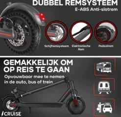 ICruise® IC7 - Elektrische Step Voor Volwassenen - E Step - Opvouwbaar - 25km/u - 25km Actieradius -Fietswereld Verkoop 1200x1163 5