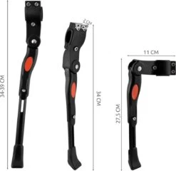 YUNICS ® Fietsstandaard - Verstelbaar - 60 CM Tot 73 CM - Inklapbaar - Voor Mountainbike, Standaard Fietsen En Race Fietsen - Anti-Slip - Zwart -Fietswereld Verkoop 1200x1164 11