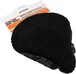 Benson Universele Fiets Zadeldek - Imitatie Schapenvacht - Bont - Zwart -Fietswereld Verkoop 1200x1165 8