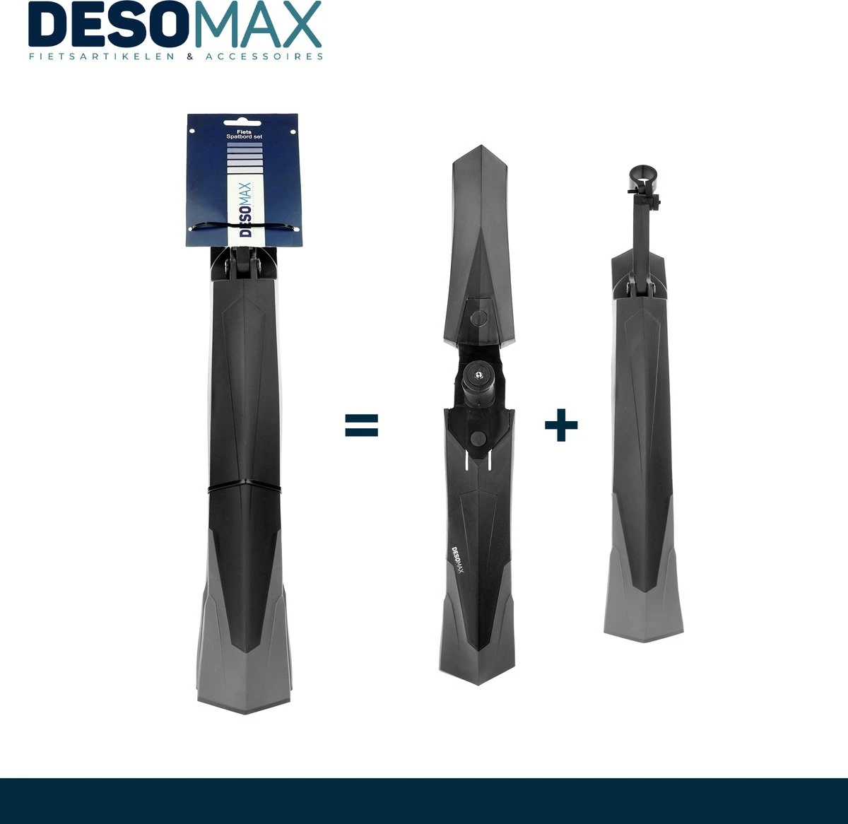DesoMax Spatbord Mountainbike Racefiets Set Achterspatbord & Voorspatbord MTB Ass Saver Spatborden Mtb Fiets - Spatbordset 13 DesoMax Spatbord Mountainbike Racefiets Set Achterspatbord & Voorspatbord MTB Ass Saver Spatborden Mtb Fiets - Spatbordset - Afbeelding 11