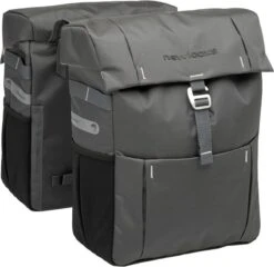 New Looxs Vigo Double Dubbele Fietstas - 37 Liter - Zwart -Fietswereld Verkoop 1200x1167 2