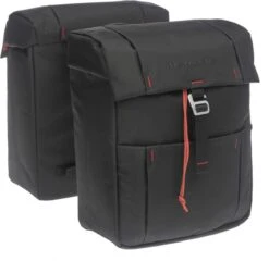 New Looxs Vigo Double Dubbele Fietstas - 37 Liter - Zwart -Fietswereld Verkoop 1200x1167 3