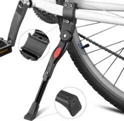 Ekkong - Fietsstandaard Enkel 26 Cm Zijstandaard Aluminium Roestvrij Fiets Mountainbikes Makkelijk - Mountainbike Standaard Universeel - MTB Kickstand -Fietswereld Verkoop 1200x1169 1