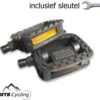 Fiets Pedalen Inclusief Bevestiging Gereedschap - Anti Slip - Trappers Voor Fiets Met Reflector - 14.2mm Schroefdraad - 9/16 Inch -Zwart -Fietswereld Verkoop 1200x1169 3