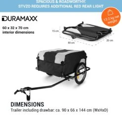 Mountee Rijwielaanhanger Trekker 130l 60kg Stalen Buis 12 Mountee Rijwielaanhanger Trekker 130l 60kg Stalen Buis -Fietswereld Verkoop 1200x1171 5