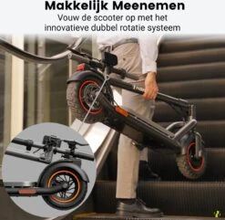 NAVEE N65 Elektrische Step Voor Volwassenen - Elektrische Scooter Met 10'' Luchtbanden - Motorvermogen E Step Van 500W Tot 1000W - Bereik Tot 65km Aan Snelheid Van 25km/u -Fietswereld Verkoop 1200x1172 3