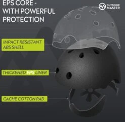 OutdoorMaster Helm Voor Kinderen – Fietselm Kinderen – SkateHelm Kindren – Sporthelm – Jongens – Meisjes – Wit – Maat M (52-56) -Fietswereld Verkoop 1200x1173 1