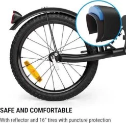 Klarfit Follower Fietsaanhanger Set - Fietskar 16" Luchtband - Aanhangwagen 35 Kg Belastbaarheid - Transporttas 120 Liter -Fietswereld Verkoop 1200x1173 2