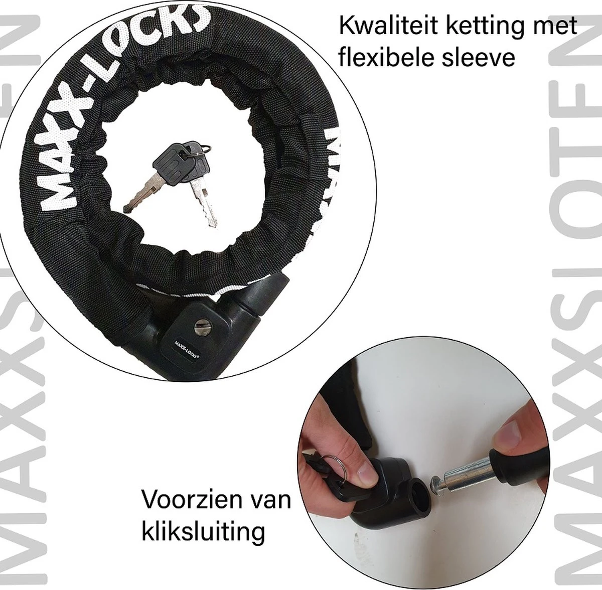 Maxx-Locks Bulls Kettingslot - Solid Pantserslot Uit Gehard Staal - Gebruik Slot Lock Motor Scooter Fiets Motorslot Scooterslot - Alternatief Voor Ketting Ringslot Cijferslot Kabelslot Beugelslot - Lengte 100CM Dikte 8MM - Zwart 13 Maxx-Locks Bulls Kettingslot - Solid Pantserslot Uit Gehard Staal - Gebruik Slot Lock Motor Scooter Fiets Motorslot Scooterslot - Alternatief Voor Ketting Ringslot Cijferslot Kabelslot Beugelslot - Lengte 100CM Dikte 8MM - Zwart - Afbeelding 11