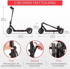 Suotu Elektrische Step R6 - 8.5" Wielen - 25km/u - 25 Bereik - Instelbaar Snelheid Via APP - Zwart -Fietswereld Verkoop 1200x1178 13