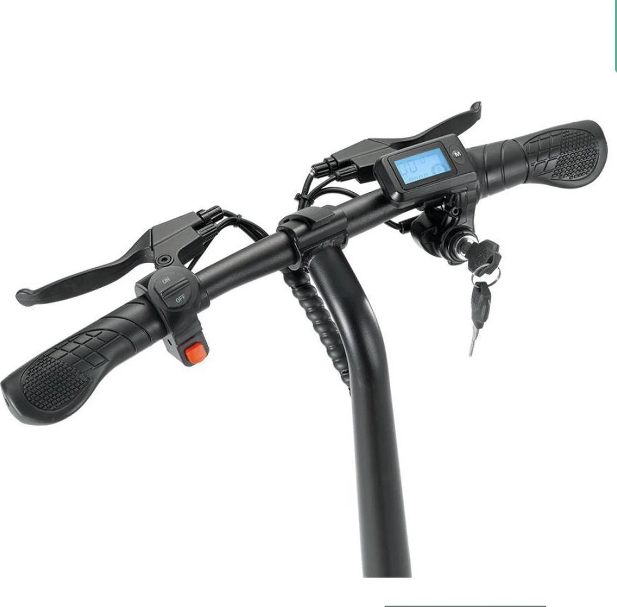 OUXI - V5 - 16 Inch - Elektrische Fiets - E Bike - Elektrische Vouwfiets - APP IOS/ Android - 500W Motor - 15Ah Lithuim Ion Batterij - Zwart 10 OUXI - V5 - 16 Inch - Elektrische Fiets - E Bike - Elektrische Vouwfiets - APP IOS/ Android - 500W Motor - 15Ah Lithuim Ion Batterij - Zwart - Afbeelding 8