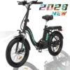 HITWAY Elektrische Fiets - E-Bike - 20 Inch Fatbike - 250 W- Shimano 7 Versnellingen