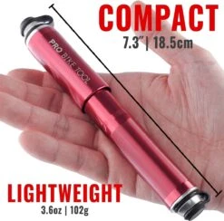 PRO BIKE TOOL Mini Luchtpomp Fiets, Fietspomp Voor Alle Ventielen (Presta & Schrader), Hoge Druk Tot 6,9 Bar / 100 PSI, Betrouwbare, Compacte & Lichtgewicht Framepomp, Pomp Voor Racefiets & Mountainbike. -Fietswereld Verkoop 1200x1185 1