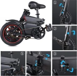 Windgoo B-20 Elektrische Vouwfiets - Snelheid 20 Km/h - 15 Km Bereik - Schijfremmen -Fietswereld Verkoop 1200x1187