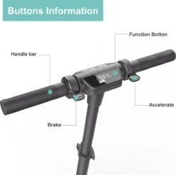 RCB Elektrische Step Voor Volwassenen | Electric Scooter |Opvouwbare E-step | 3 Versnellingen | 25 Km/u | LCD | Met App & Nederlandse Handleiding -Fietswereld Verkoop 1200x1188 9