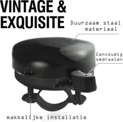 Fietsbel Zwart 5.5 Cm Stalen Fietsbel - Universele Fietsbel Zwart Hoorbare Klank. -Fietswereld Verkoop 1200x1190 3