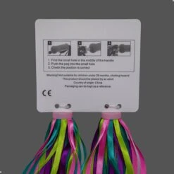 Entergoods® Stuurslingers - Fiets Versiering Kinderen - Stuurversiering Slingers - Handvat Streamers Voor Meisjes - Streamers Voor Jongens - Paars Groen Roze Franjes - 2 Stuks - 24 CM - Stuurslingers Voor Kinderfiets -Fietswereld Verkoop 1200x1193 2