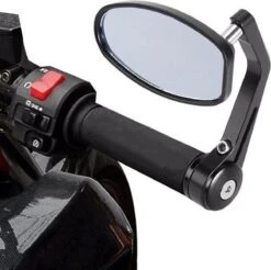 Bar End Spiegels - Motor Spiegels - Stuurspiegel - Universeel - 7/8 ''22mm - Zwart -Fietswereld Verkoop 1200x1193 4