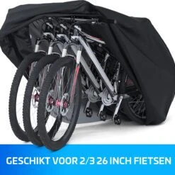 Nince Fietshoes Universeel Voor Alle Fietsen - Waterdicht 210D Oxford - Fiets Hoes Voor 2 Fietsen - Incl. Opbergzak - Zwart -Fietswereld Verkoop 1200x1199 4