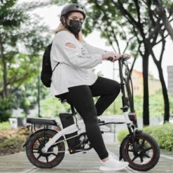 F-Wheel DYU A5 - Elektrische Vouwfiets - E Bike - 14 Inch - 7.5 Ah - 25km/u - Zwart -Fietswereld Verkoop 1200x1200 18