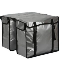Lastpak Bisonyl Dubbele Fietstas - 46 L - Zilver -Fietswereld Verkoop 1200x1200 200