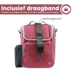 Bablue Stuurtas Fiets - Roze Fietstas - Met Regenhoes - Handig Te Bevestigen - Fietstas Enkel - Fietstas Stuur - Afneembaar - Stuurtas Fiets Waterproof - Schoudertas - Elektrische Fietsen - Stuurtas Met Smartphone Houder -Fietswereld Verkoop 1200x1200 213