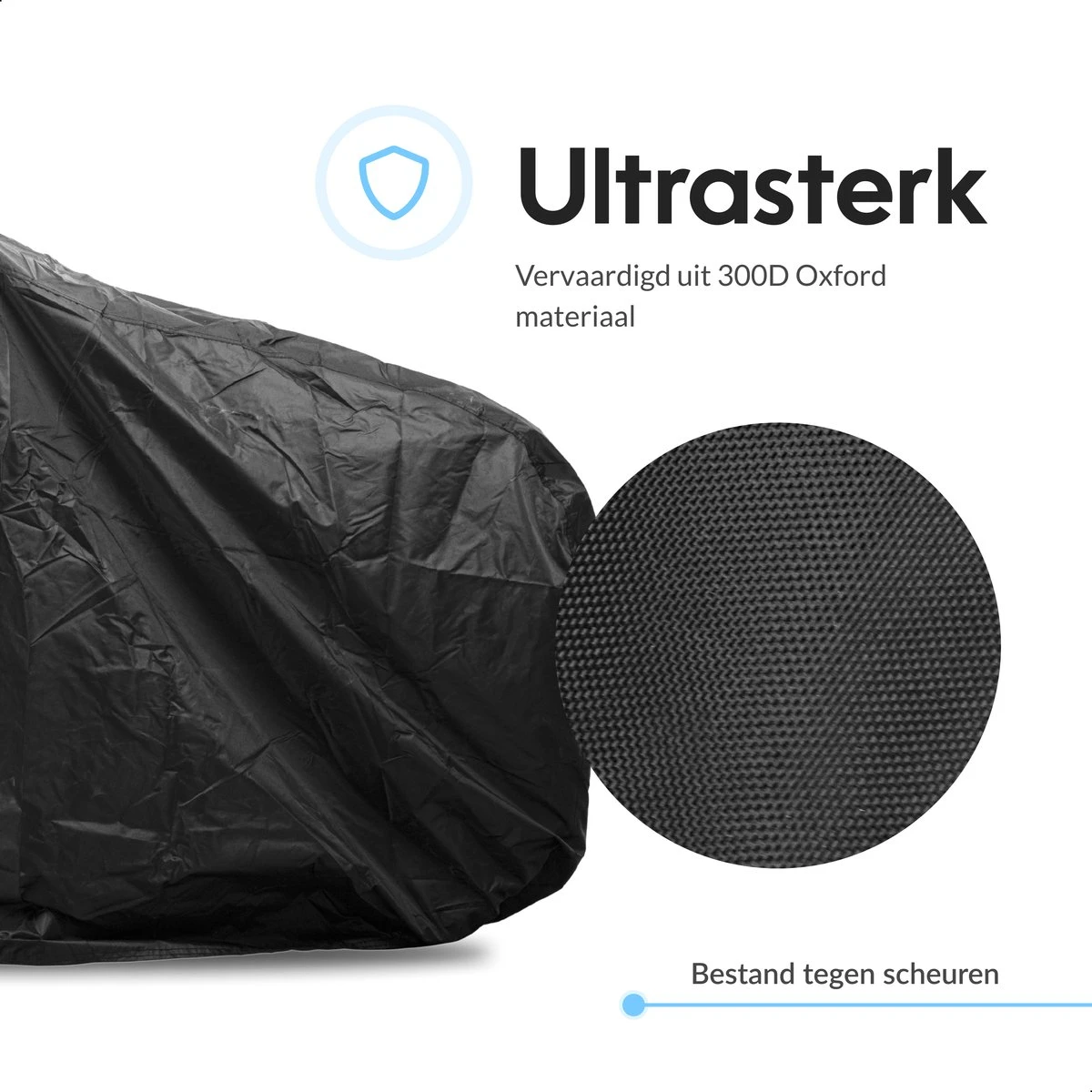 Dyken Fietshoes - Universele Fietsbeschermhoes - Waterdicht - Voor Fietsen En (kleine) Scooters - 300D Oxford - 1-2 Fietsen 10 Dyken Fietshoes - Universele Fietsbeschermhoes - Waterdicht - Voor Fietsen En (kleine) Scooters - 300D Oxford - 1-2 Fietsen - Afbeelding 8