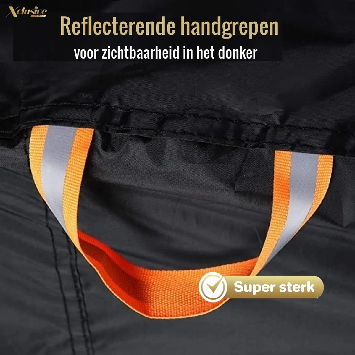 Xclusive-lifestyle® Fietshoes XXL - Universeel - 1 Of 2 Fietsen - Ultra Oxford 420D Zeer Sterk En Extra Dik - Bakfietshoes - Fietscover - Waterdichte PU Coating - Met Opbergtas En Zadelhoes 4 Xclusive-lifestyle® Fietshoes XXL - Universeel - 1 Of 2 Fietsen - Ultra Oxford 420D Zeer Sterk En Extra Dik - Bakfietshoes - Fietscover - Waterdichte PU Coating - Met Opbergtas En Zadelhoes - Afbeelding 2