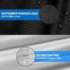 Nince Fietshoes Universeel Voor Alle Fietsen - Waterdicht 210D Oxford - Fiets Hoes Voor 2 Fietsen - Incl. Opbergzak - Zwart -Fietswereld Verkoop 1200x1200 307