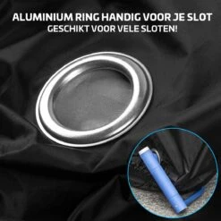 Nince Fietshoes Universeel Voor Alle Fietsen - Waterdicht 210D Oxford - Fiets Hoes Voor 2 Fietsen - Incl. Opbergzak - Zwart -Fietswereld Verkoop 1200x1200 309