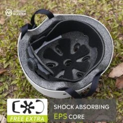 OutdoorMaster Helm Voor Kinderen – Fietselm Kinderen – SkateHelm Kindren – Sporthelm – Jongens – Meisjes – Wit – Maat M (52-56) -Fietswereld Verkoop 1200x1200 379