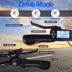 Elektrische Fiets E-Fietsen | E-bike- 26 Inch - Volwassen 250w Elektrische Fiets Volwassen-BK1-Wit -Fietswereld Verkoop 1200x1200 38