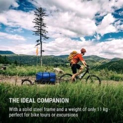 Klarfit Follower Fietsaanhanger Set - Fietskar 16" Luchtband - Aanhangwagen 35 Kg Belastbaarheid - Transporttas 120 Liter -Fietswereld Verkoop 1200x1200 385