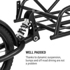 Klarfit Follower Fietsaanhanger Set - Fietskar 16" Luchtband - Aanhangwagen 35 Kg Belastbaarheid - Transporttas 120 Liter -Fietswereld Verkoop 1200x1200 386