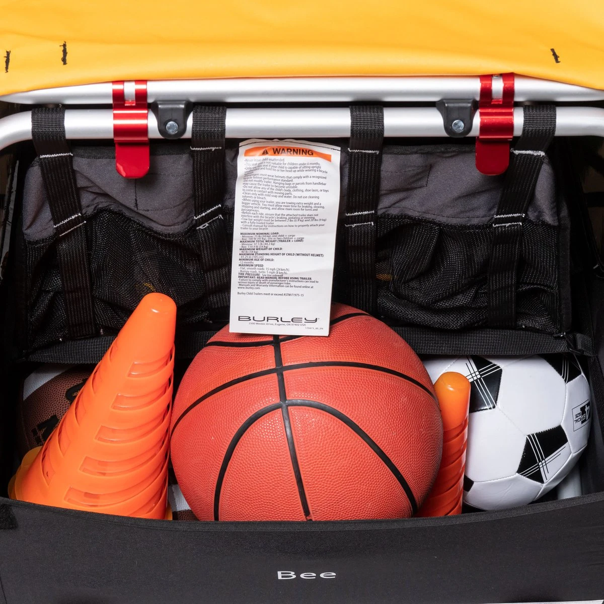 Burley Bee Double Kinderfietskar - Twee Kinderen 10 Burley Bee Double Kinderfietskar - Twee Kinderen - Afbeelding 8