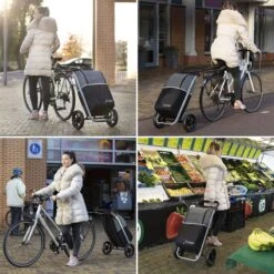 Shoppingcruiser 2 In 1 Boodschappentrolley Voor Achter De Fiets - Fietskar - Robuuste Boodschappenwagen - Allround Bagagekar -Fietswereld Verkoop 1200x1200 401