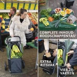 Shoppingcruiser 2 In 1 Boodschappentrolley Voor Achter De Fiets - Fietskar - Robuuste Boodschappenwagen - Allround Bagagekar -Fietswereld Verkoop 1200x1200 403