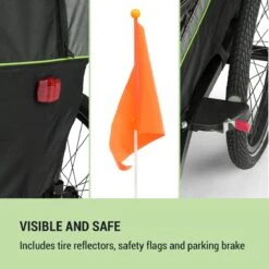 Klarfit Kiddy King Fietskar Voor Kinderen - Fietsaanhanger Voor 1 Tot 2 Kinderen Vanaf 12 Maanden - Joggerbuggy - Met Gaas En Regehoes - Inclusief Opbergruimte -Fietswereld Verkoop 1200x1200 410