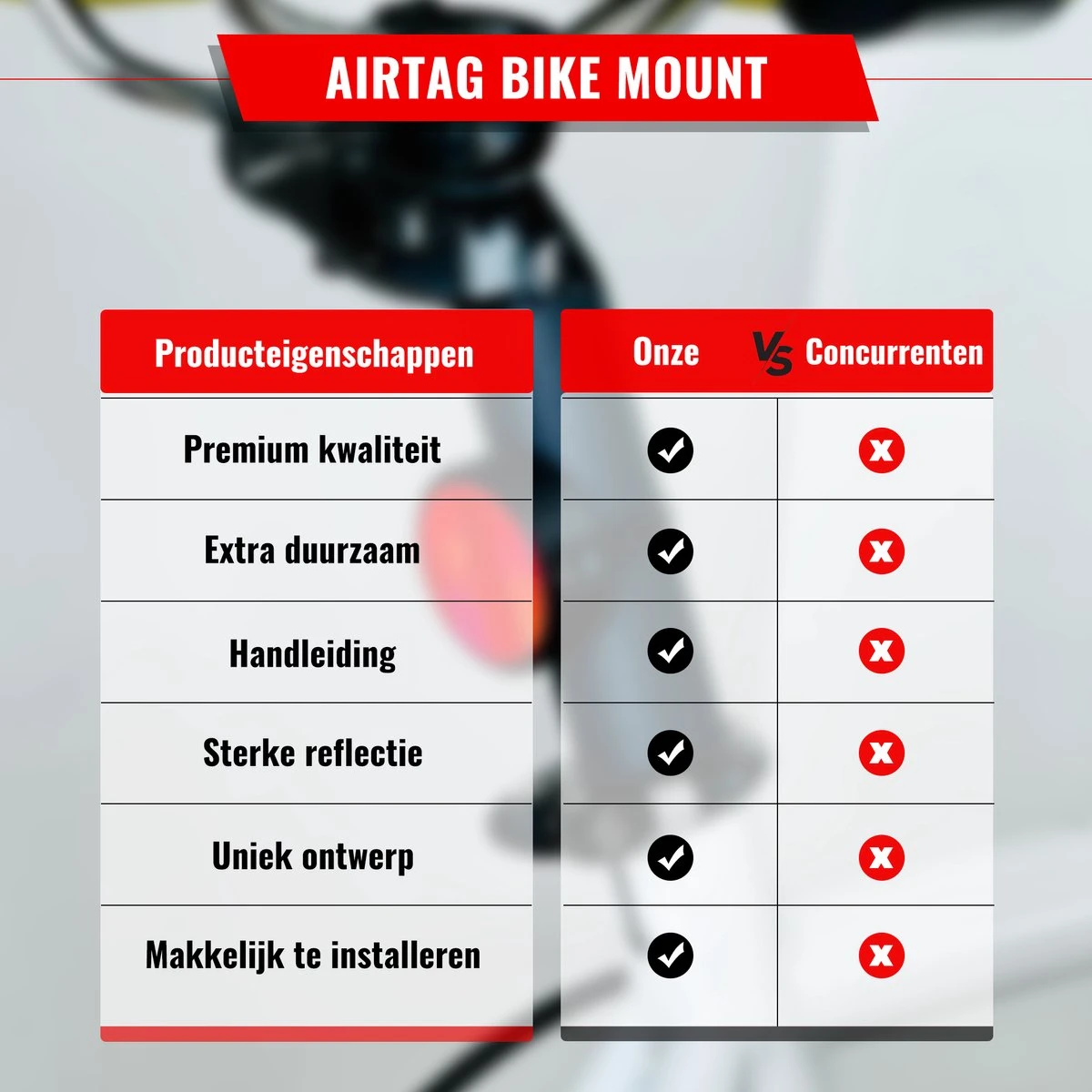 Airtag Bike Mount Compatibel Met Apple AirTag Fietsmontage Reflector Antidiefstal Tracering Zwart Montagegereedschap Fiets AppleAirtag AirTag Fiets 8 Airtag Bike Mount Compatibel Met Apple AirTag Fietsmontage Reflector Antidiefstal Tracering Zwart Montagegereedschap Fiets AppleAirtag AirTag Fiets - Afbeelding 6