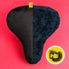 Sunny Bum Zadelhoes, Fietszadel Dames En Heren, Waterdicht En Comfortabel, Incl. Fietsslot En Veiligheidskabel, Dubbelzijdig Zadel Met Schapenvacht