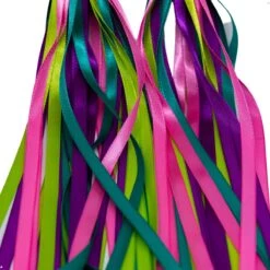 Entergoods® Stuurslingers - Fiets Versiering Kinderen - Stuurversiering Slingers - Handvat Streamers Voor Meisjes - Streamers Voor Jongens - Paars Groen Roze Franjes - 2 Stuks - 24 CM - Stuurslingers Voor Kinderfiets -Fietswereld Verkoop 1200x1200 474