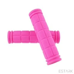 Merkloos ESTARK® - Fietshandvatten - Handvatten - Universeel - Fiets – Mountainbike – Professioneel - Grips - Extra Grip – Fietshandvaten -Handvaten - Handig Te Monteren - Anti-slip – Fietsen – Stuur – Bikegrips – Stevig - Rubber Roze - (R-roze) -Fietswereld Verkoop 1200x1200 477