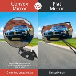 Zacro 2 Pack Fietsspiegel Ebike- Fietsbel- Veiligheidsspiegel- 360° Verstelbare En Draaibare Fietsspiegel– Universeel- Zwart -Fietswereld Verkoop 1200x1200 543