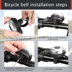 Zacro 2 Pack Fietsspiegel Ebike- Fietsbel- Veiligheidsspiegel- 360° Verstelbare En Draaibare Fietsspiegel– Universeel- Zwart -Fietswereld Verkoop 1200x1200 544