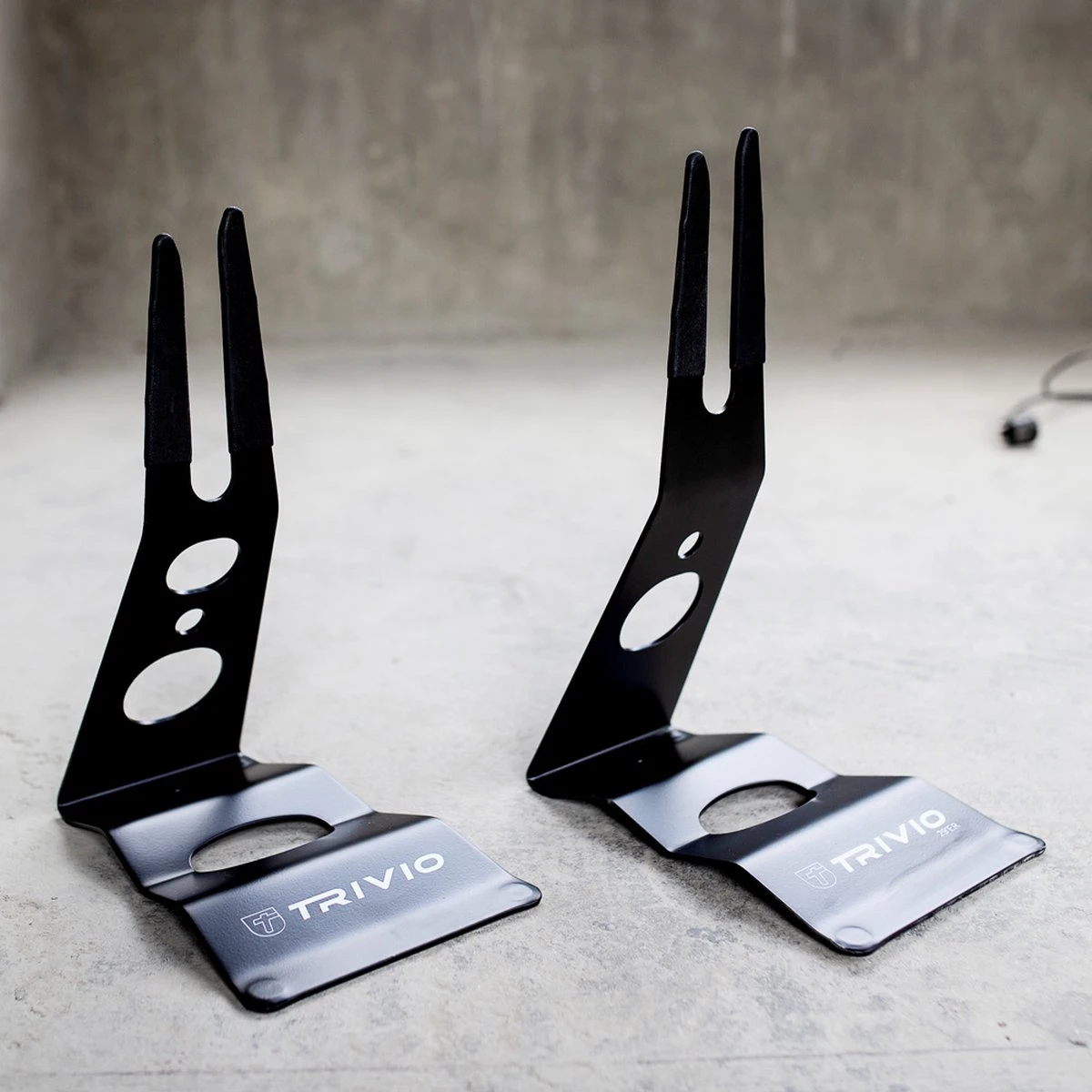 TRIVIO - Fietsstandaard - Zwart - Staal 11 TRIVIO - Fietsstandaard - Zwart - Staal - Afbeelding 9